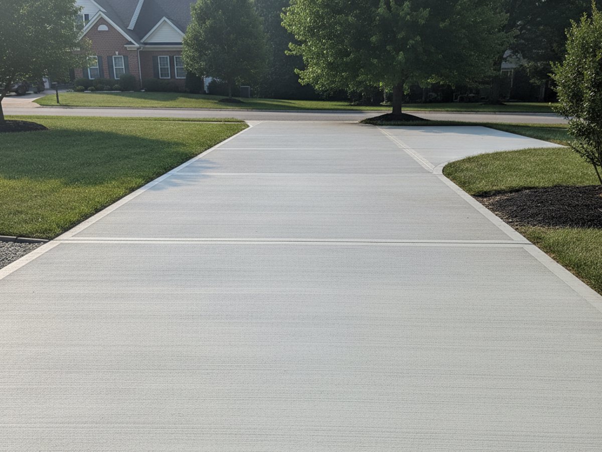 Concrete Patios completed by Top Notch Concrete in Columbia, MD