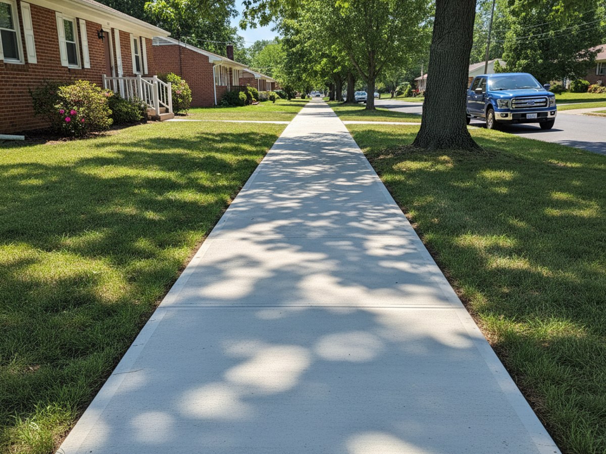 Concrete Walkways completed by Top Notch Concrete in Columbia, MD